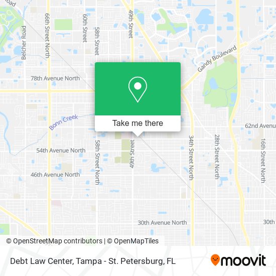 Mapa de Debt Law Center