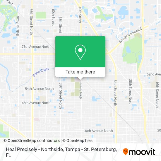 Heal Precisely - Northside map