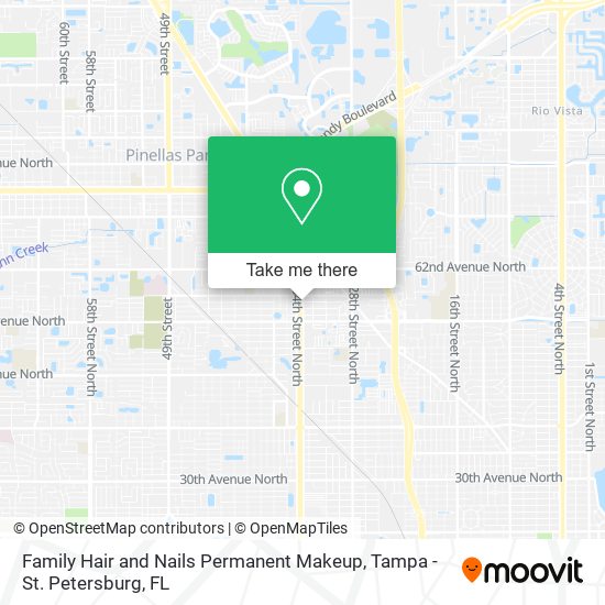 Family Hair and Nails Permanent Makeup map