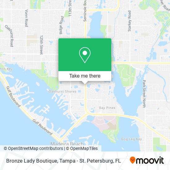 Mapa de Bronze Lady Boutique