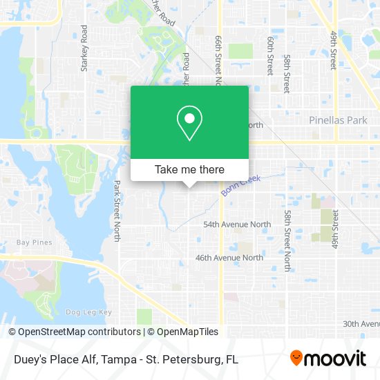 Duey's Place Alf map