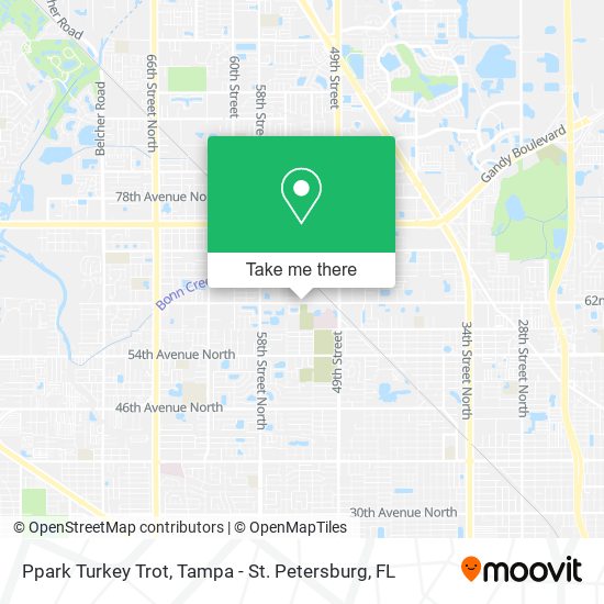 Ppark Turkey Trot map