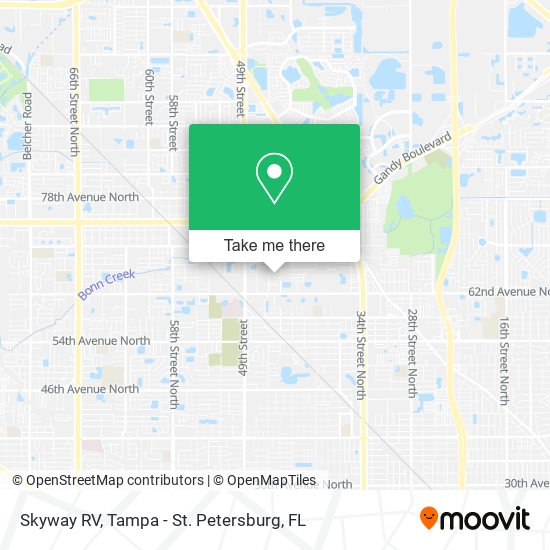 Mapa de Skyway RV