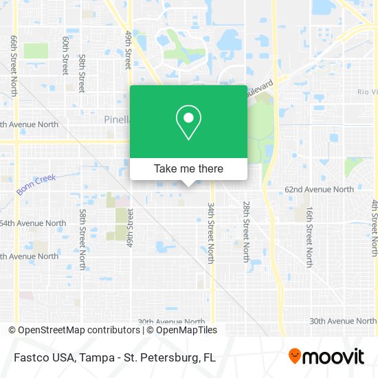 Fastco USA map