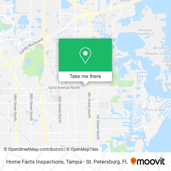 Mapa de Home Facts Inspections