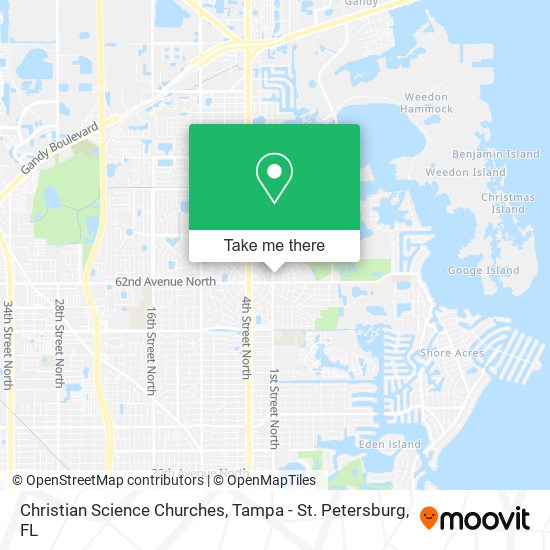 Mapa de Christian Science Churches