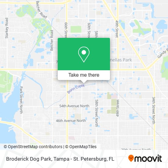 Broderick Dog Park map