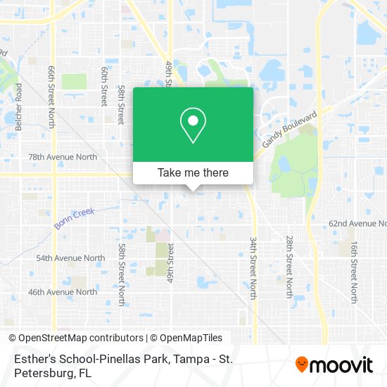 Esther's School-Pinellas Park map