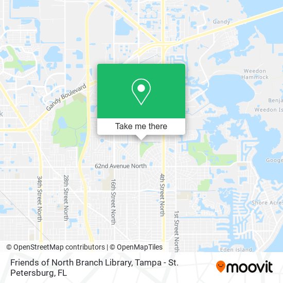 Friends of North Branch Library map