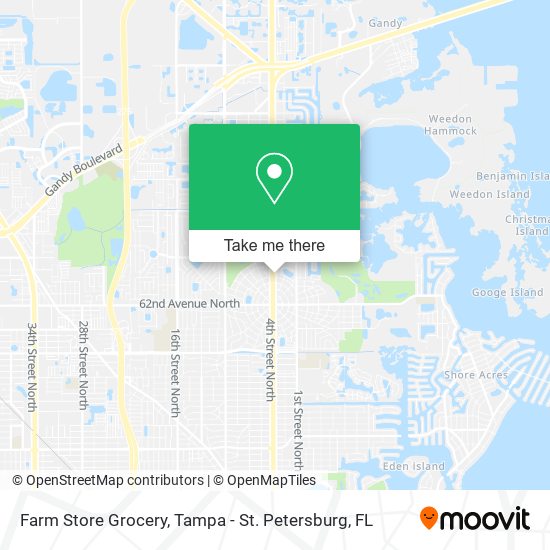 Mapa de Farm Store Grocery