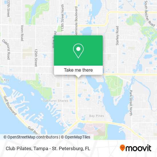 Mapa de Club Pilates