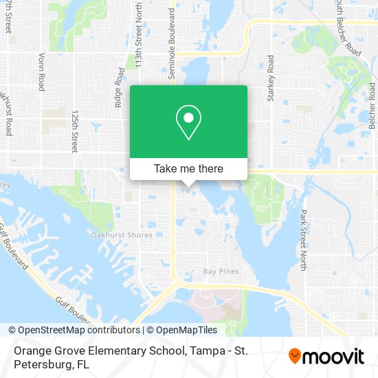 Orange Grove Elementary School map