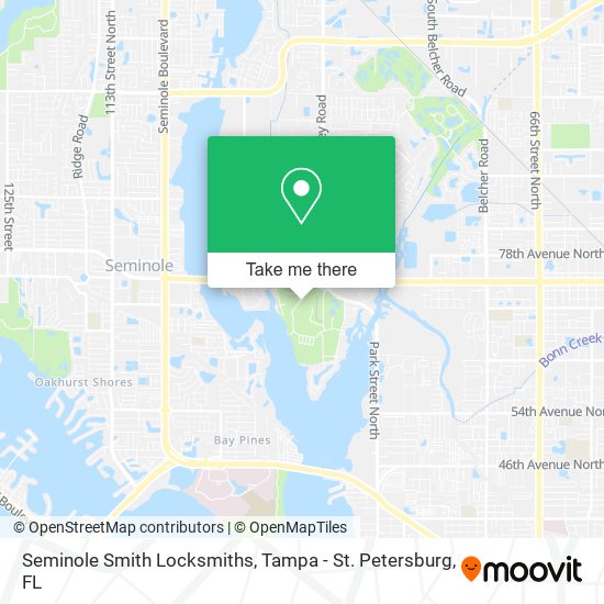 Seminole Smith Locksmiths map