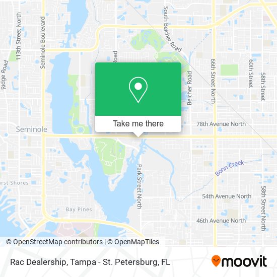 Rac Dealership map