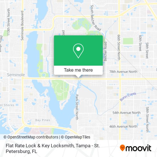 Mapa de Flat Rate Lock & Key Locksmith
