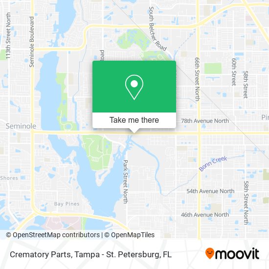 Crematory Parts map