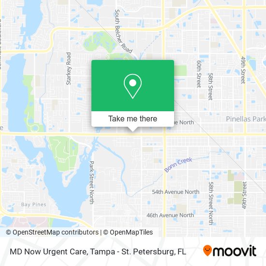 MD Now Urgent Care map