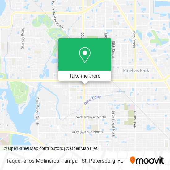 Taqueria los Molineros map