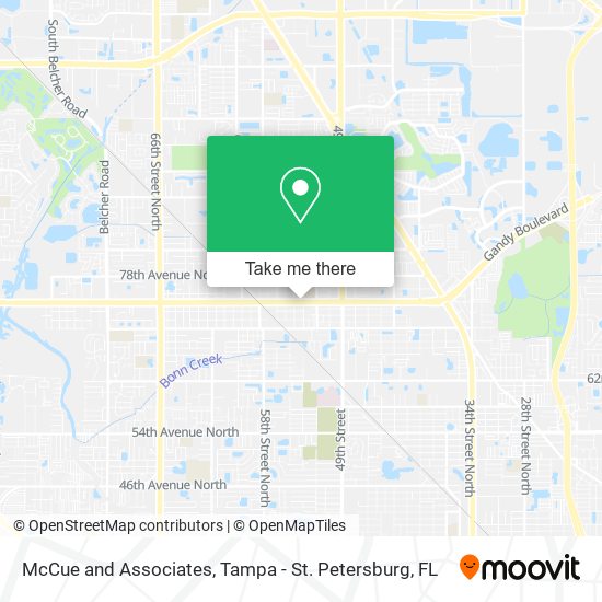 McCue and Associates map