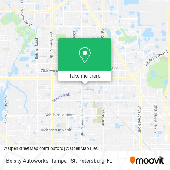 Mapa de Belsky Autoworks