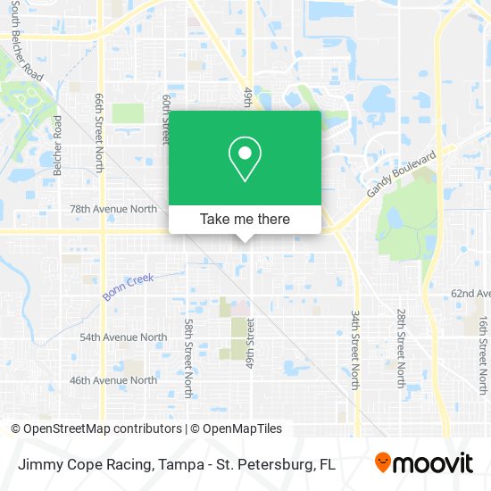 Mapa de Jimmy Cope Racing