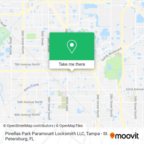 Pinellas Park Paramount Locksmith LLC map