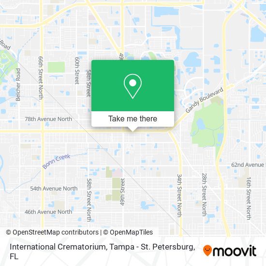 International Crematorium map
