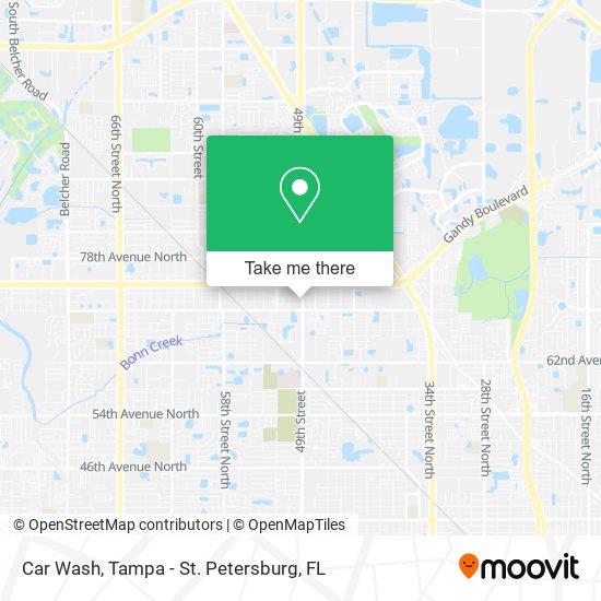 Car Wash map