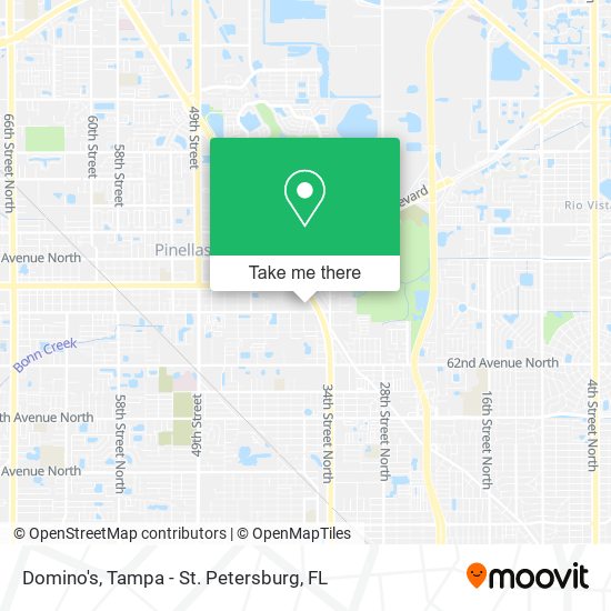 Domino's map
