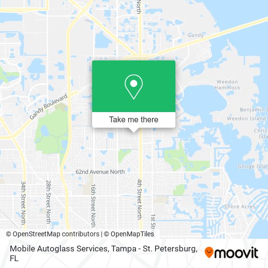 Mapa de Mobile Autoglass Services