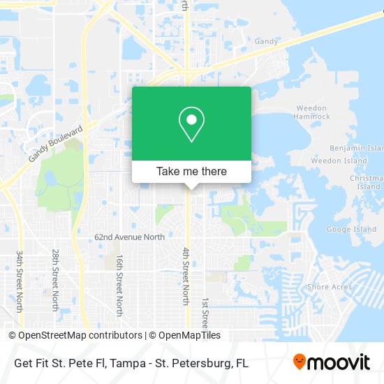 Mapa de Get Fit St. Pete Fl