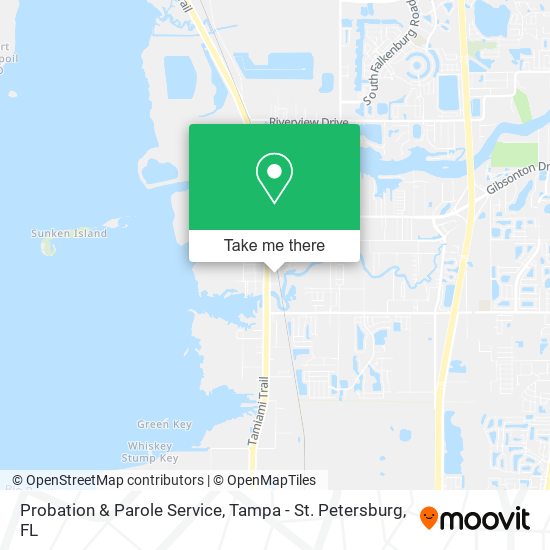 Probation & Parole Service map