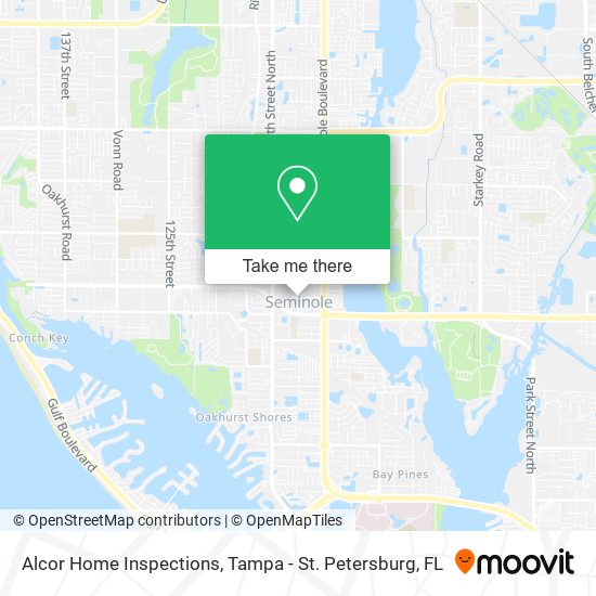 Alcor Home Inspections map