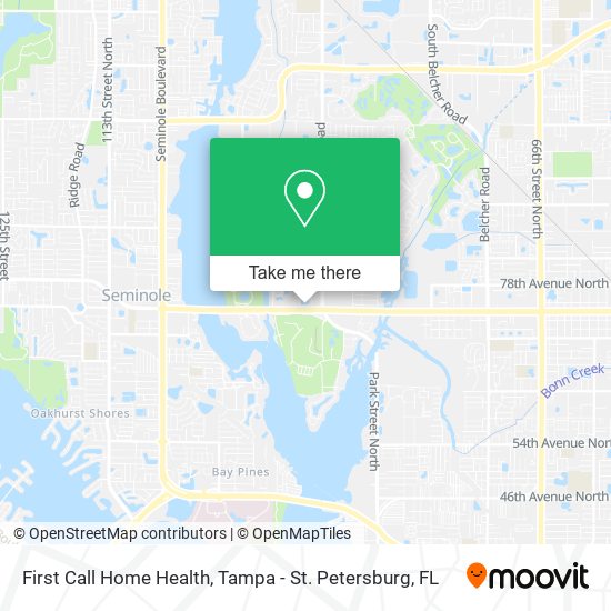 First Call Home Health map