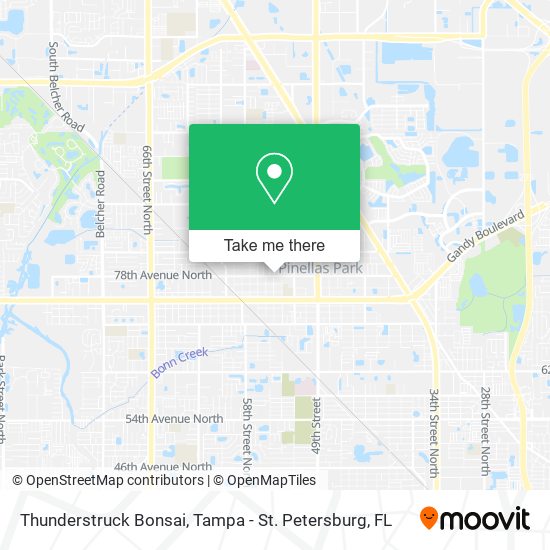 Thunderstruck Bonsai map
