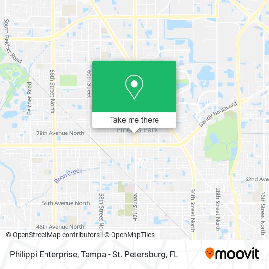 Philippi Enterprise map