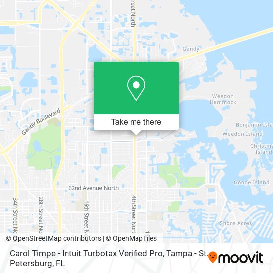 Carol Timpe - Intuit Turbotax Verified Pro map