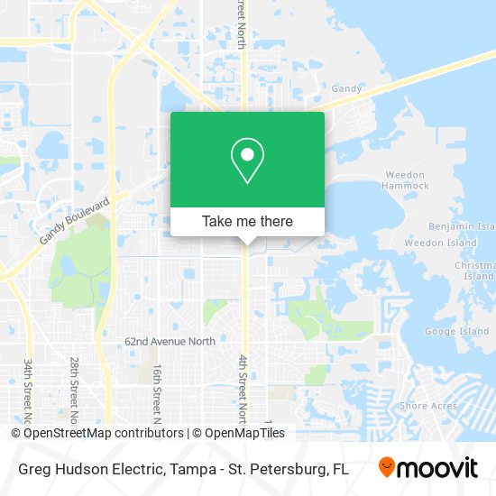 Greg Hudson Electric map