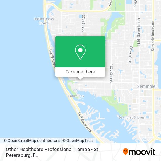 Other Healthcare Professional map