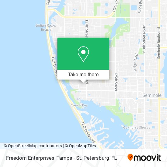 Freedom Enterprises map
