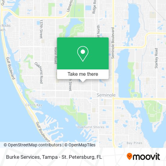 Mapa de Burke Services