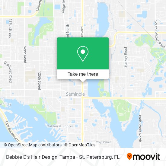 Debbie D's Hair Design map