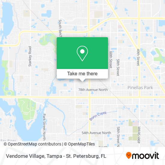 Vendome Village map