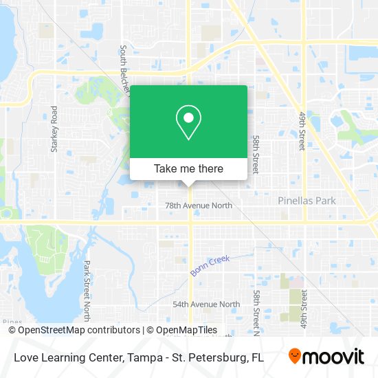 Love Learning Center map