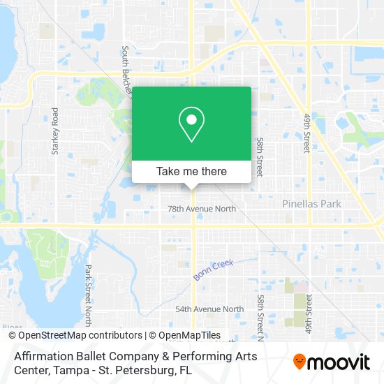 Mapa de Affirmation Ballet Company & Performing Arts Center