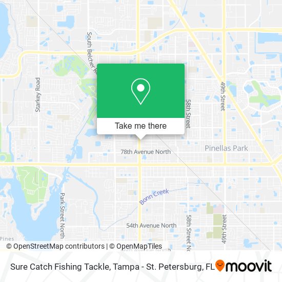 Sure Catch Fishing Tackle map