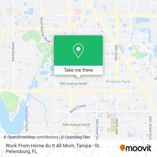 Work From Home do It All Mom map