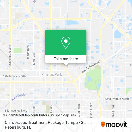Mapa de Chiropractic Treatment Package