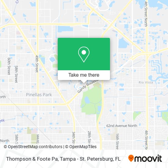 Mapa de Thompson & Foote Pa