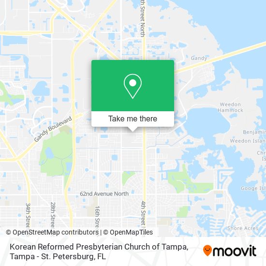 Korean Reformed Presbyterian Church of Tampa map
